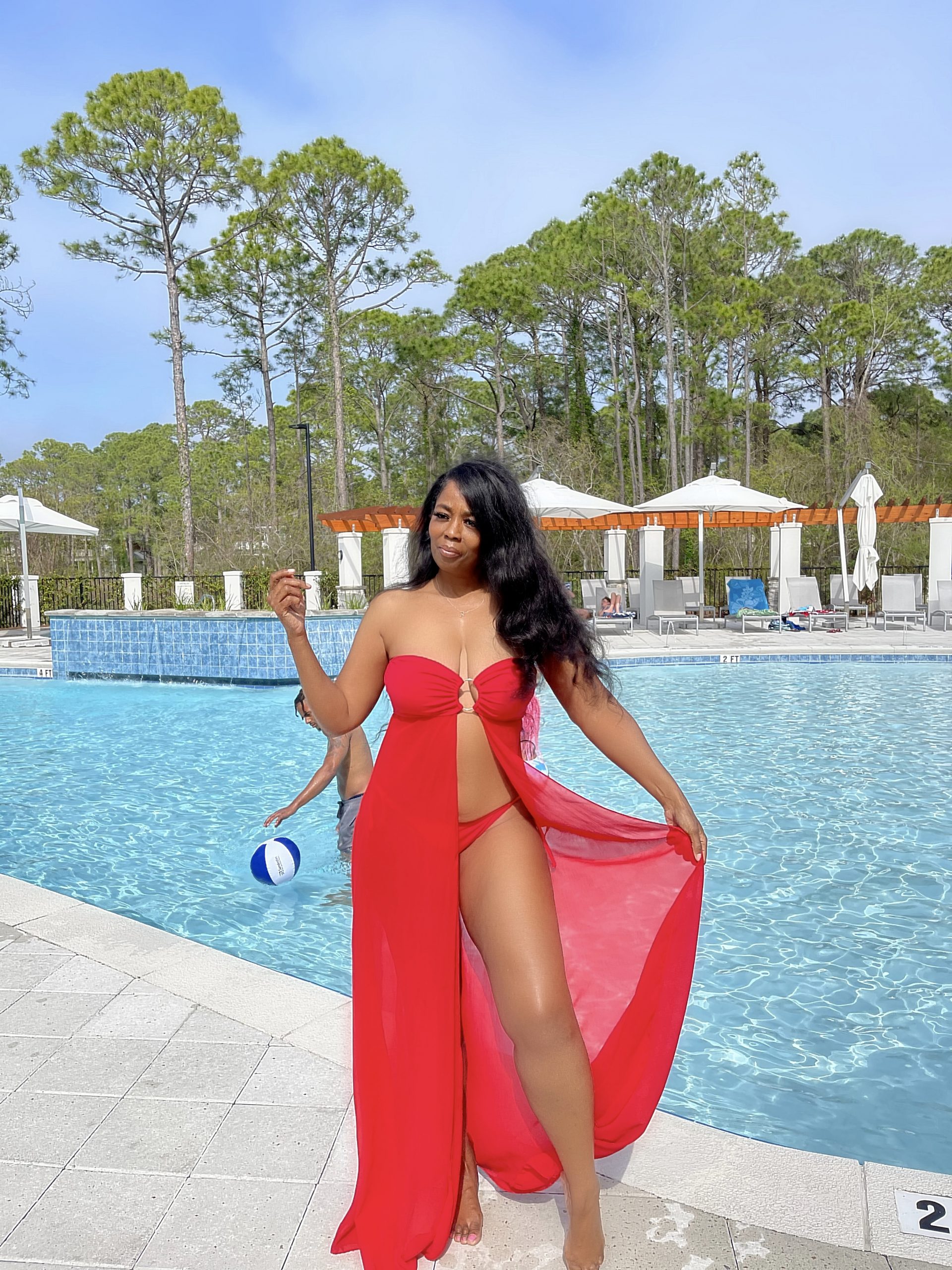 My Style: Ring Linked Bandeau Cover Up With String Bikini - Talking With  Tami