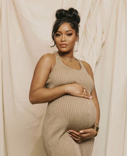 Wardrobe Breakdown Keke Palmer At Her Once Upon A Baby Themed Shower