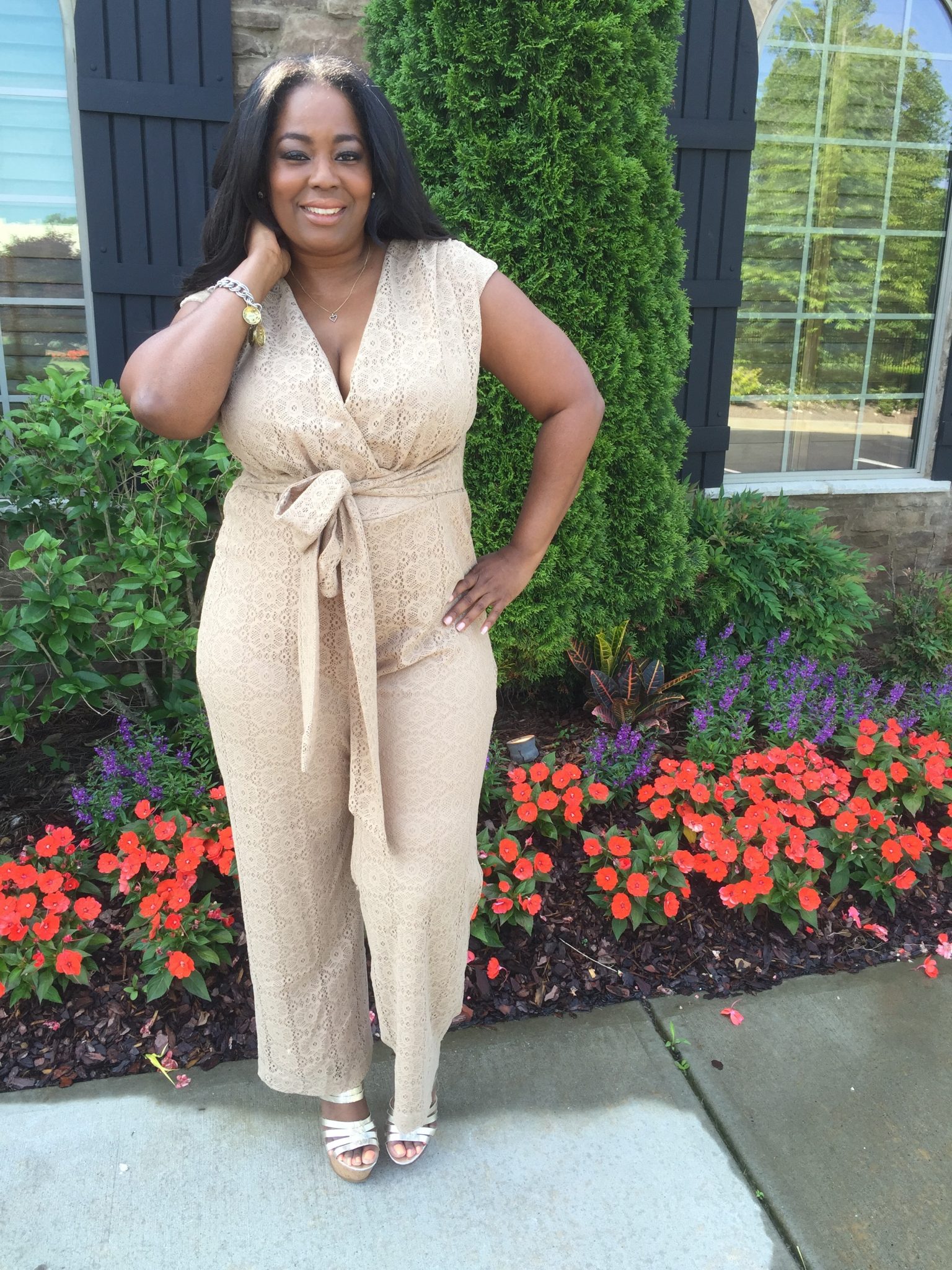 Styling Sunday: Talking With Tami's Belt Front Jumpsuit