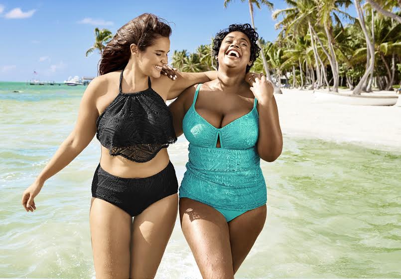 Best 16 - Cacique Lane Bryant Lace Up Back Colorful Floral Plus Swim  Bathing Suit for sale in Ottawa, Ontario for 2024