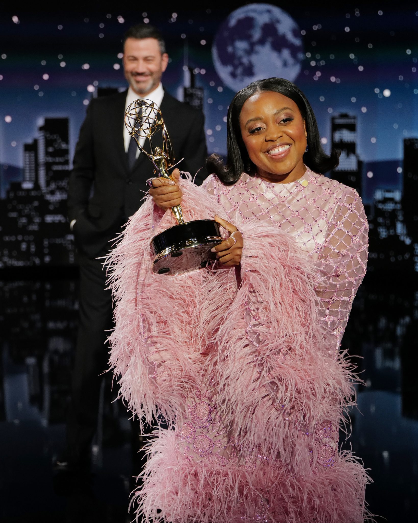 In Case You Missed It: Quinta Brunson On 'Jimmy Kimmel Live' - Talking