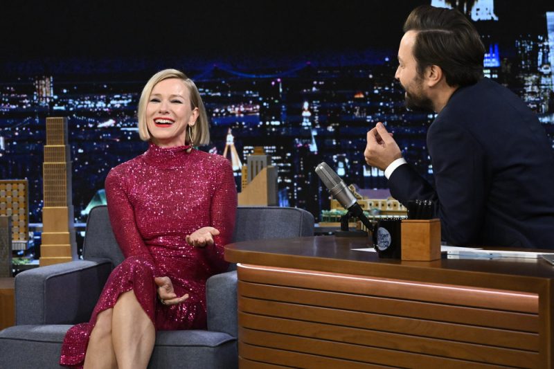 Wardrobe Breakdown Naomi Watts On The Tonight Show Starring Jimmy Fallon Talking With Tami