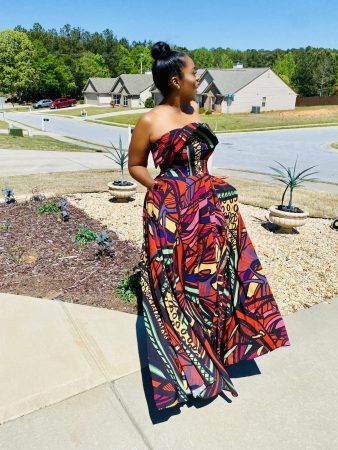 My Style: Dipo X Kahindo Strapless Gown - Talking With Tami