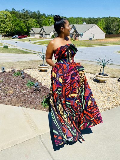My Style: Dipo X Kahindo Strapless Gown - Talking With Tami