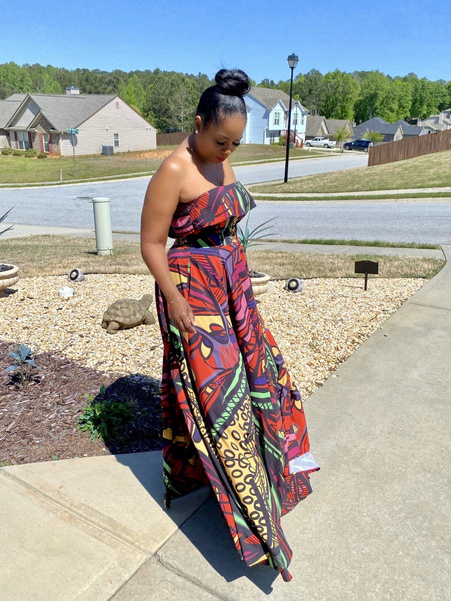 My Style: Dipo X Kahindo Strapless Gown - Talking With Tami