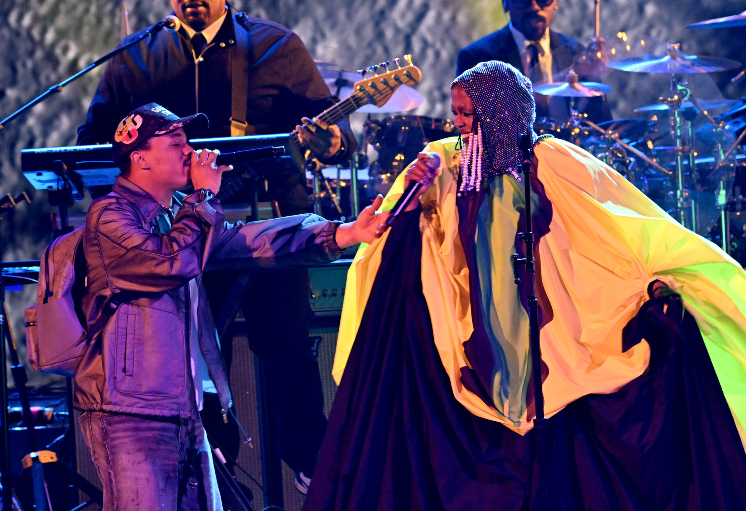 Lauryn Hill Performs At BET Awards With Son YG Marley