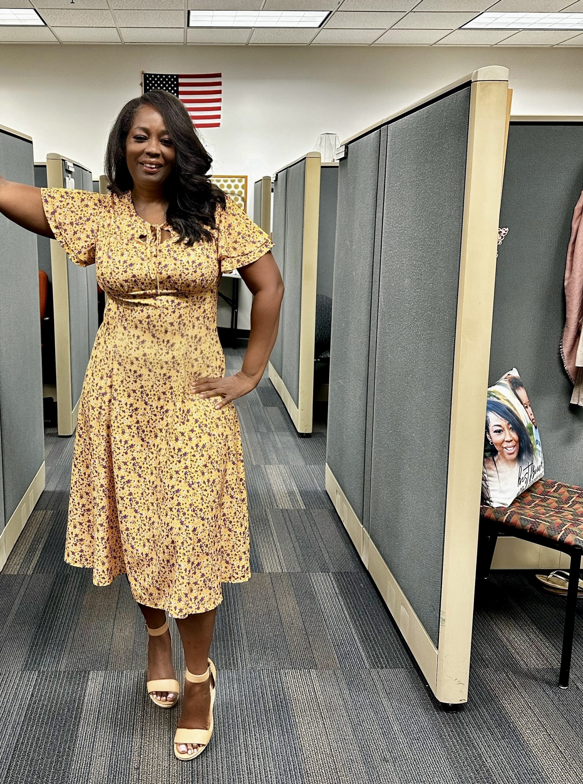 Styling A Floral Dress For Both Work And After-Hours